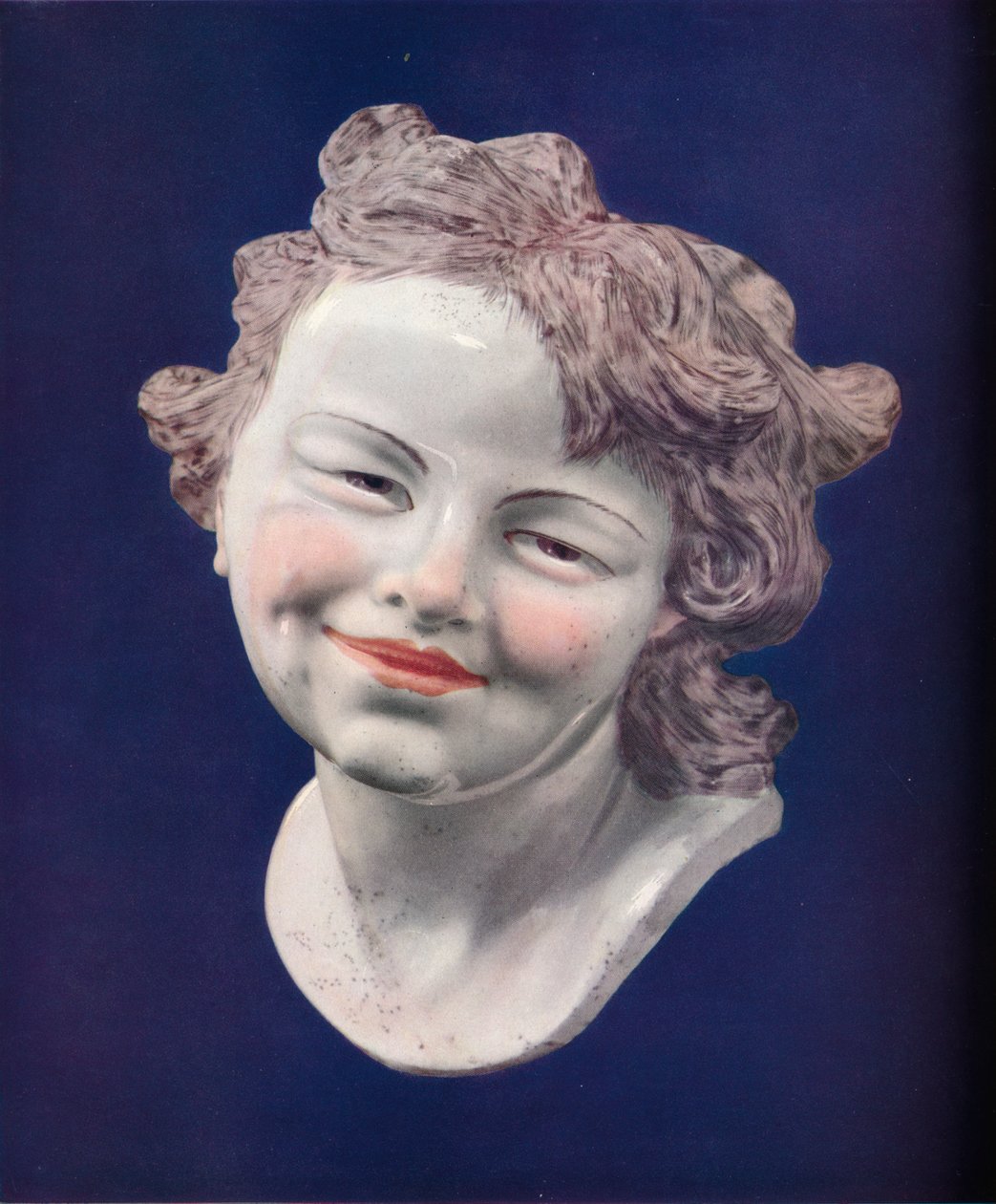 Głowa porcelany Chelsea, c1746. autorstwa Louis Francois Roubiliac