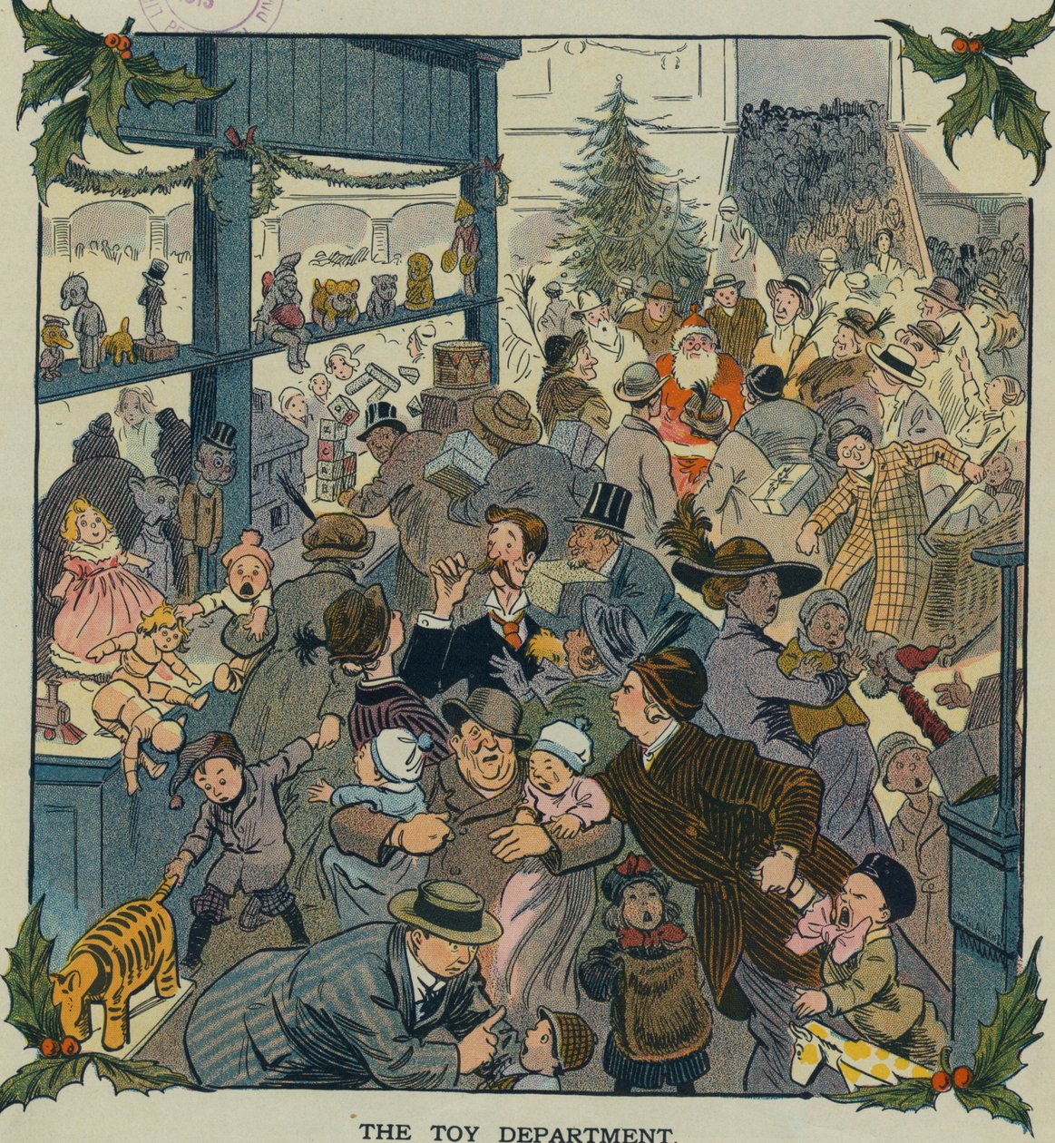 Dział zabawek, USA 1910 (druk) autorstwa Louis Glackens