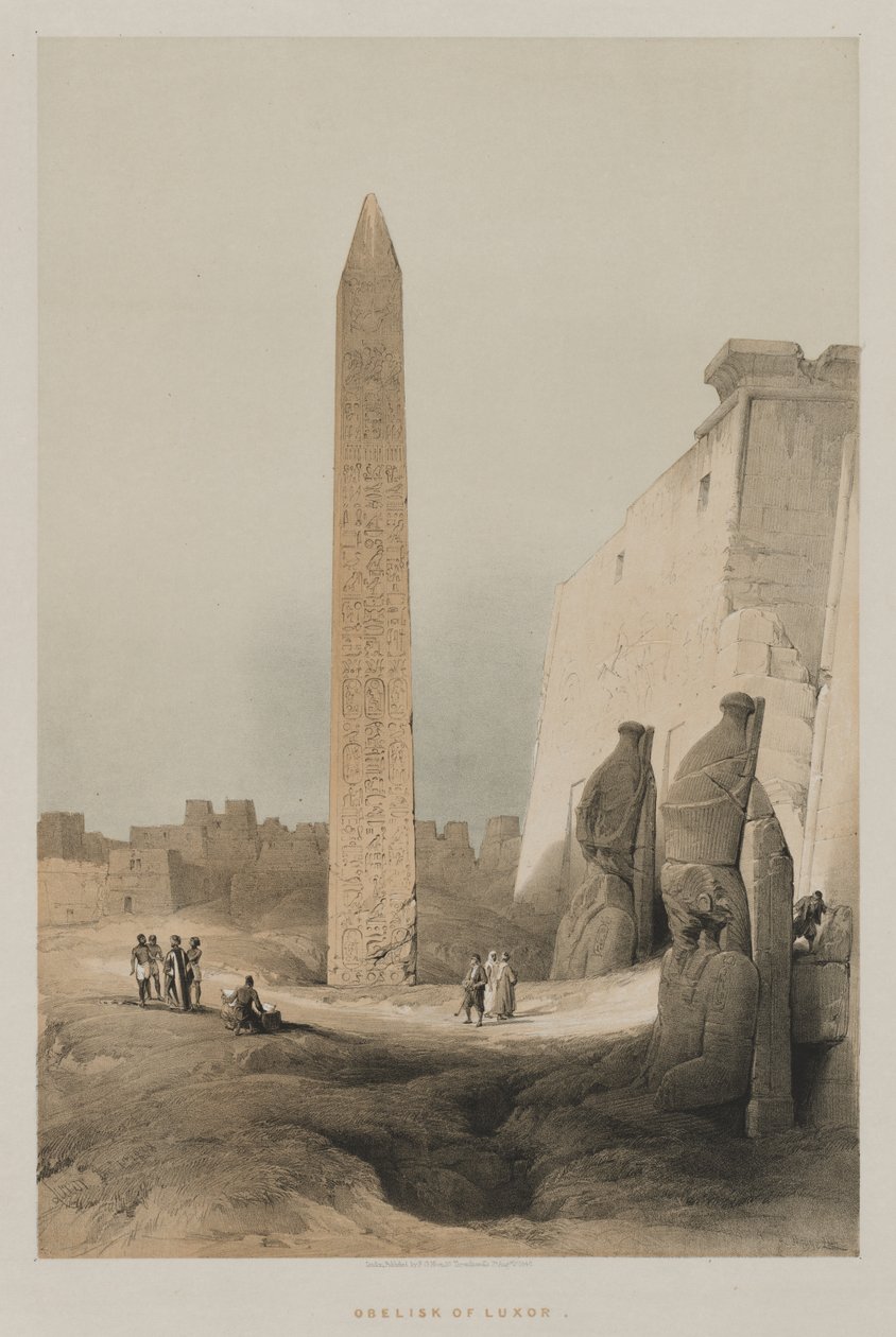 Egipt i Nubia, Tom I: Luksor autorstwa Louis Haghe