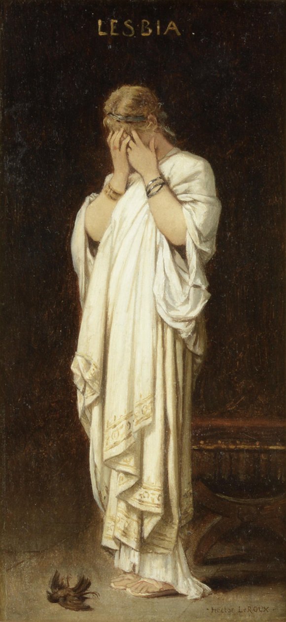 Lesbia autorstwa Louis Hector Leroux