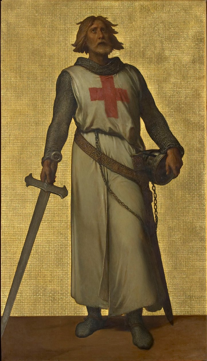 Godfrey z Bouillon, 1872-1877. autorstwa Louis Joseph Gallait