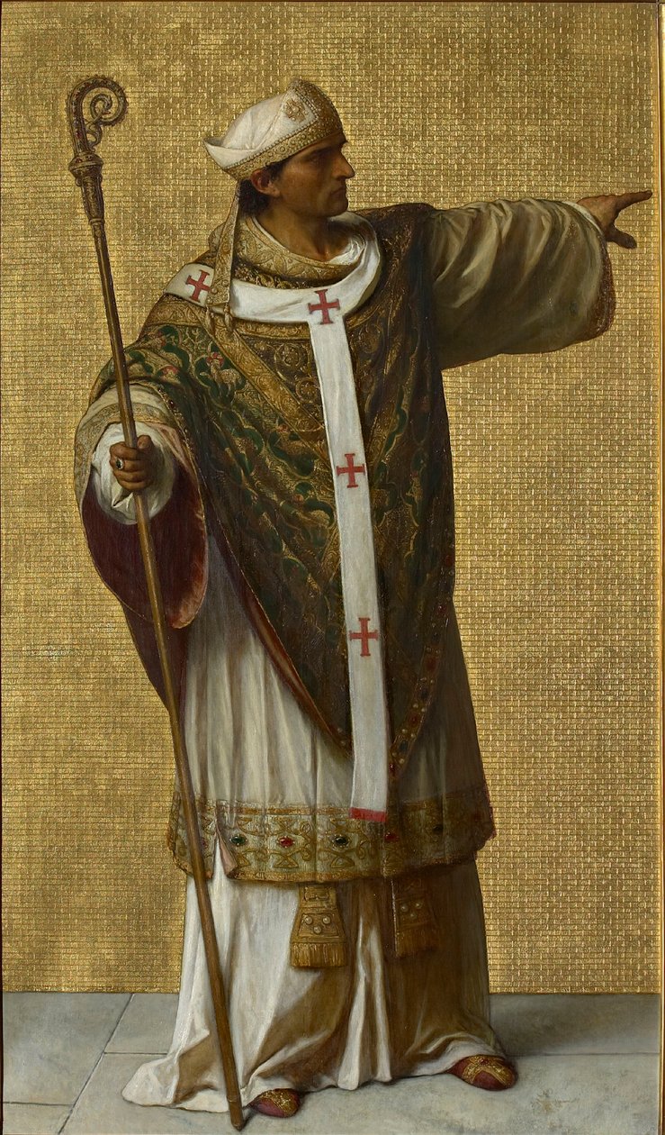 Notker z Liège, 1872-1877. autorstwa Louis Joseph Gallait