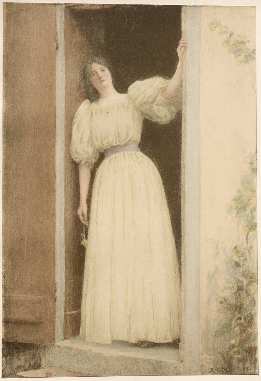 Odejście, opublikowane 1899. autorstwa Louis Joseph Raphael Collin