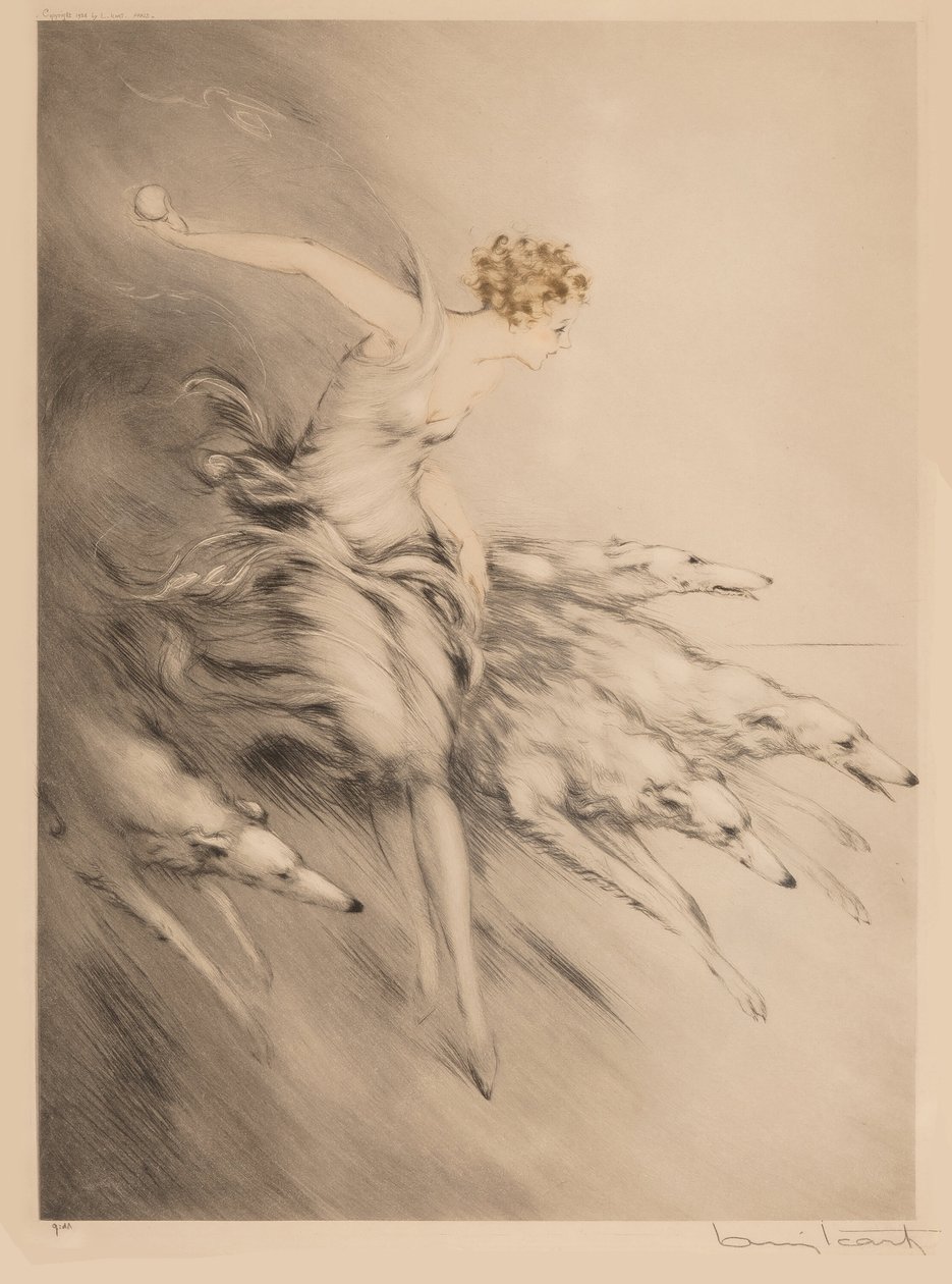 Łoś, 1928. autorstwa Louis Justin Laurent Icart