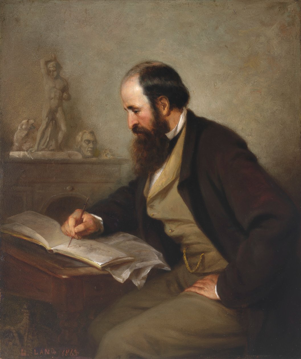 Henry Kirke Brown, 1863. autorstwa Louis Lang