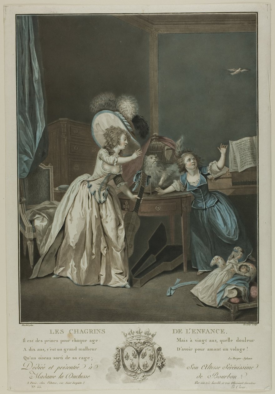 Smutki dzieciństwa autorstwa Louis Lecoeur