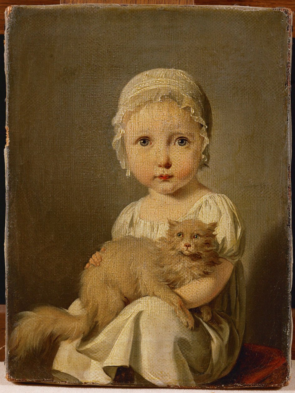 Gabrielle Arnault, dziecko - Gabrielle Arnault ... autorstwa Louis Leopold Boilly