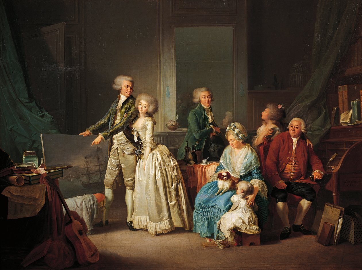 Rodzina Gohin autorstwa Louis Leopold Boilly