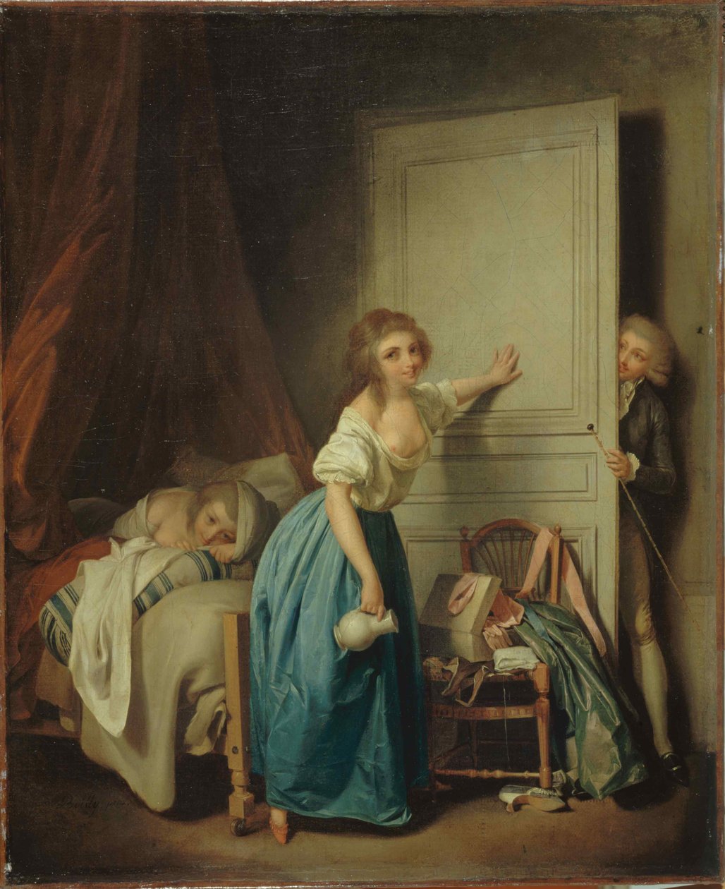 Niedyskretny, ok. 1795. autorstwa Louis Leopold Boilly