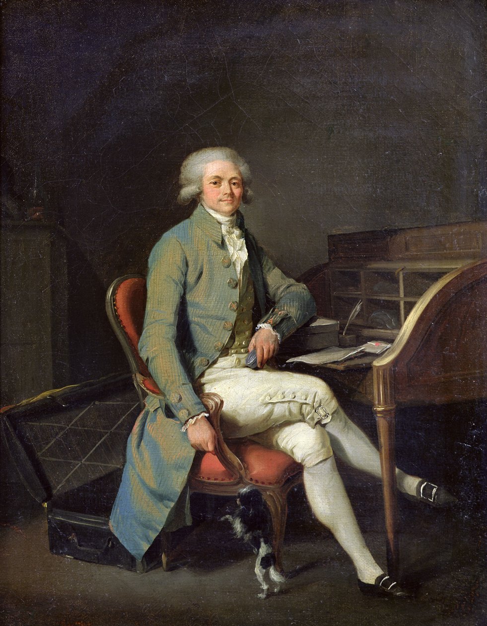 Maximilien de Robespierre (1758-94) پالش شوی autorstwa Louis Leopold Boilly