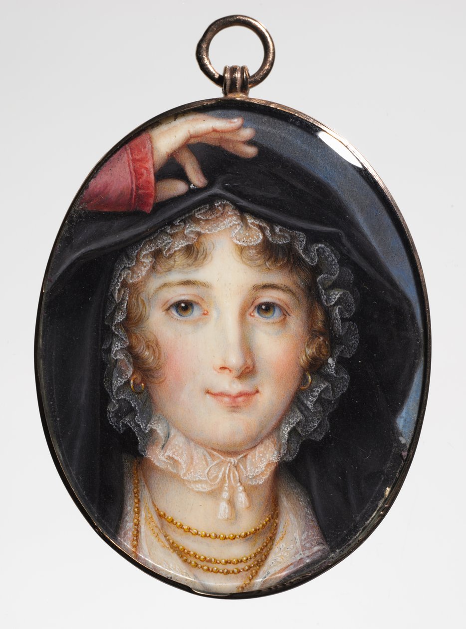 Portret kobiety, lata 1810. autorstwa Louis Marie Autissier