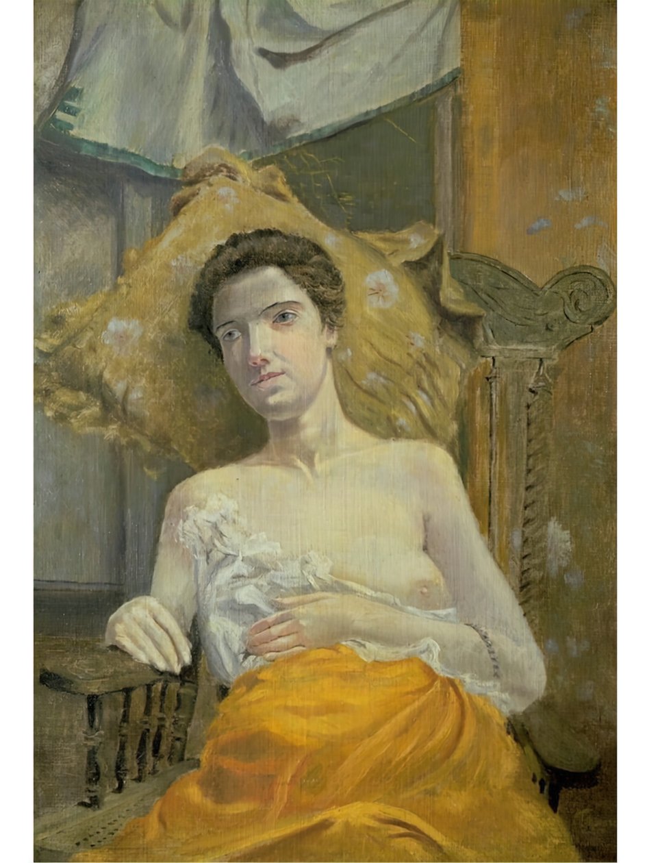 Matka pogrążona w żałobie, ok. 1890. autorstwa Louis Michel Eilshemius