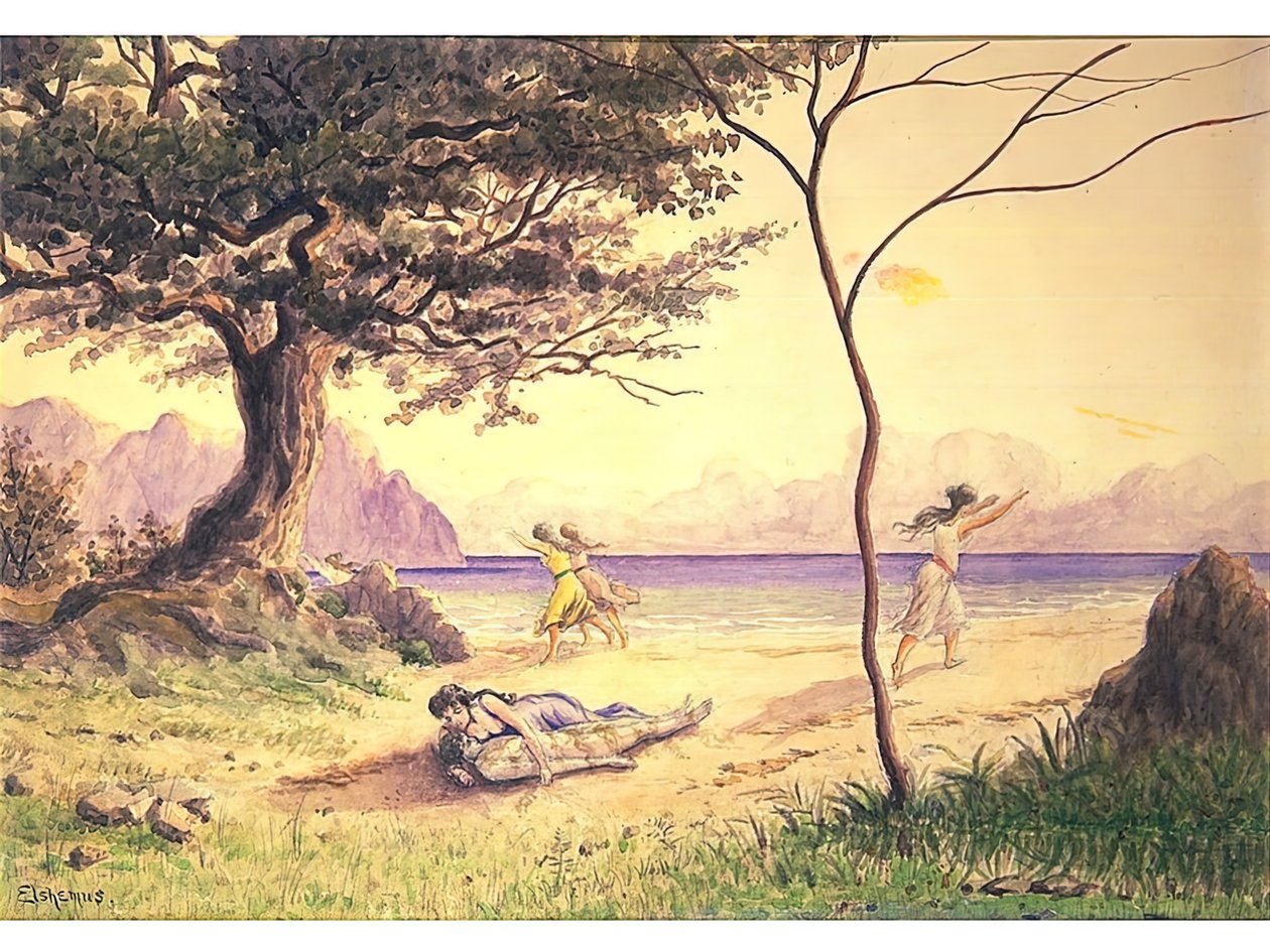 Ratunek, c. 1900. autorstwa Louis Michel Eilshemius