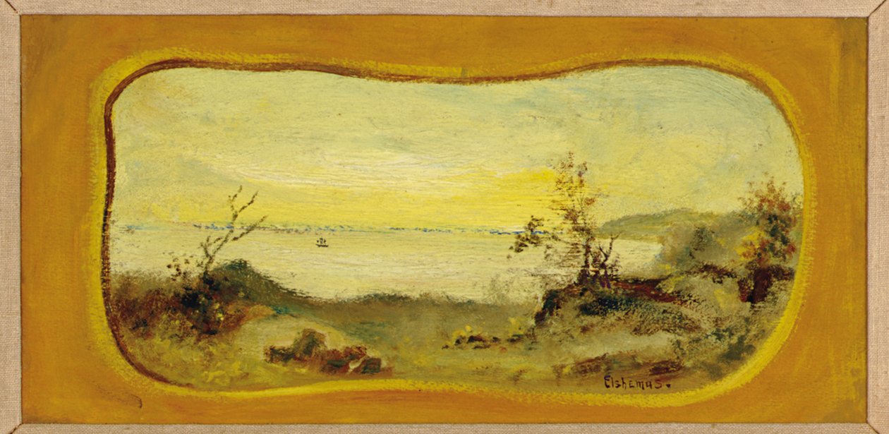 Water Clearing (olej na masonicie) autorstwa Louis Michel Eilshemius