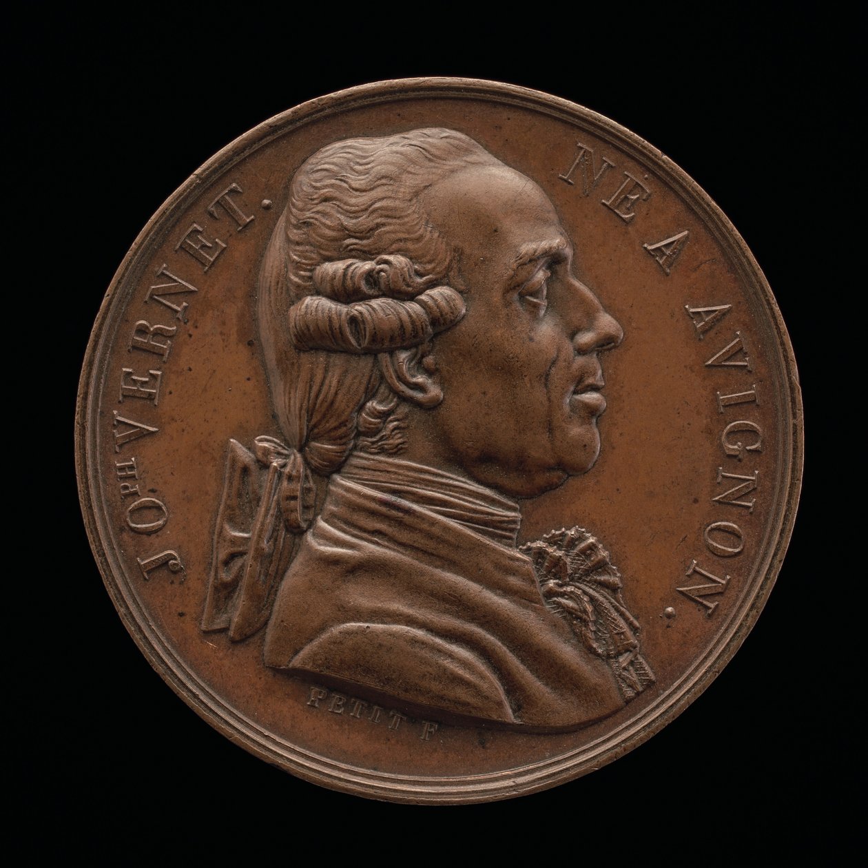 Claude-Joseph Vernet, 1714-1789, Malarz [awers], 1826. autorstwa Louis Michel Petit