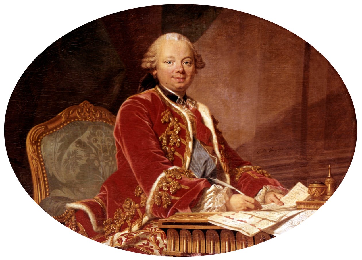 Etienne-Francois, książę Choiseul-Stainville (1719-1785) autorstwa Louis Michel van Loo