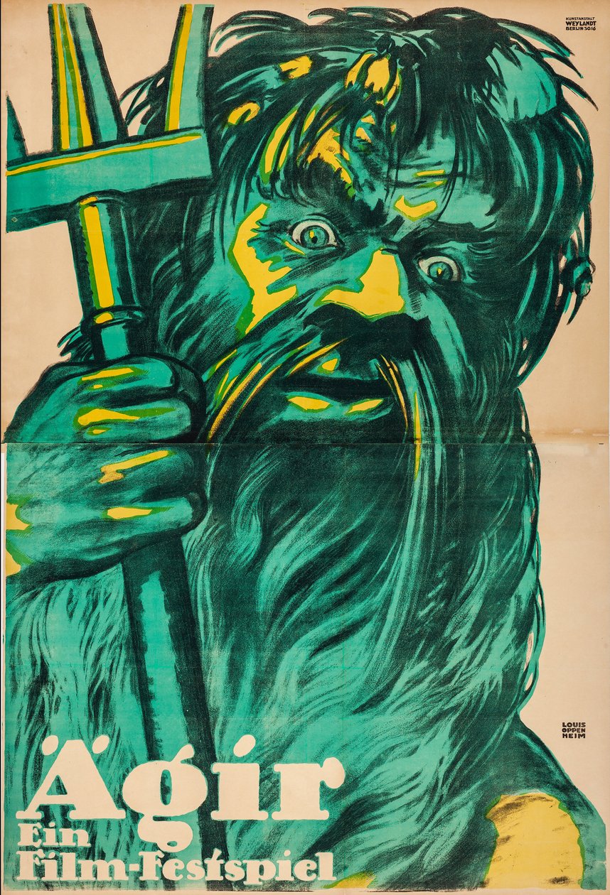 Aegir. Festiwal Filmowy, 1918. autorstwa Louis Oppenheim