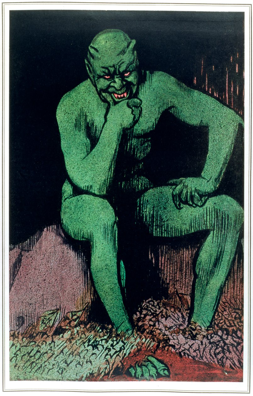 „Śpiący partner”, 1916 autorstwa Louis Raemaekers