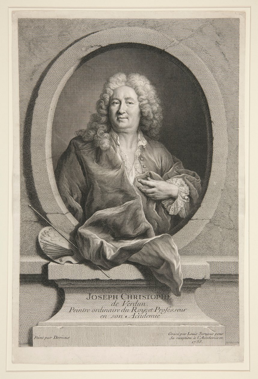 Józef Christophe (Christophle) (1662-1748) autorstwa Louis Surugue