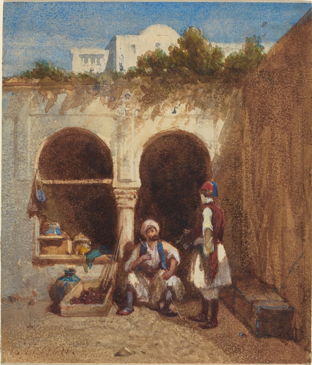 Rynek arabski autorstwa Louis Tesson