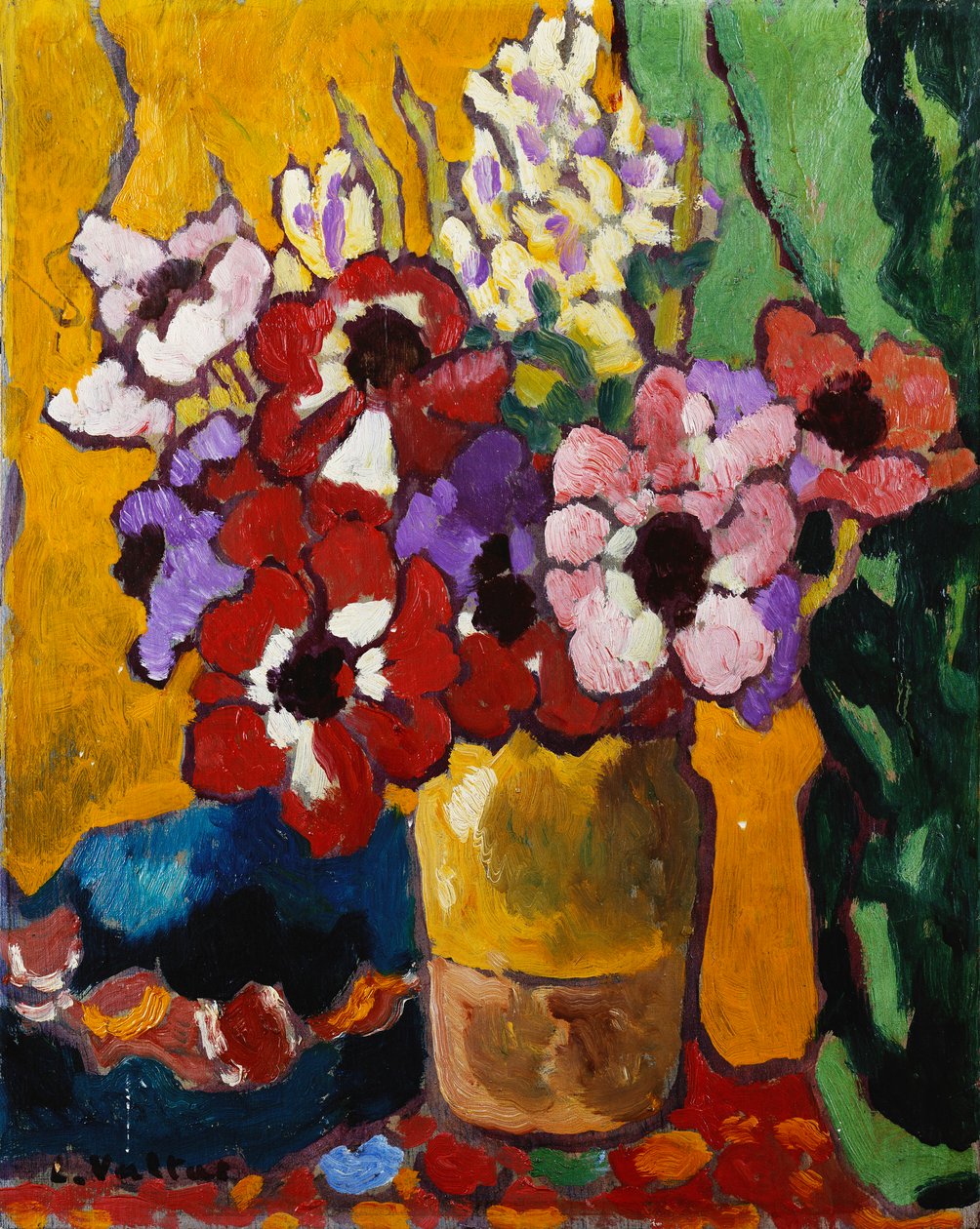Bukiet kwiatów autorstwa Louis Valtat