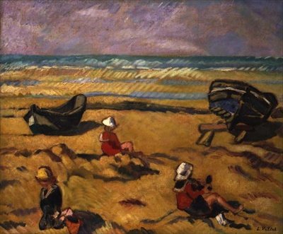 no polimento de praia autorstwa Louis Valtat