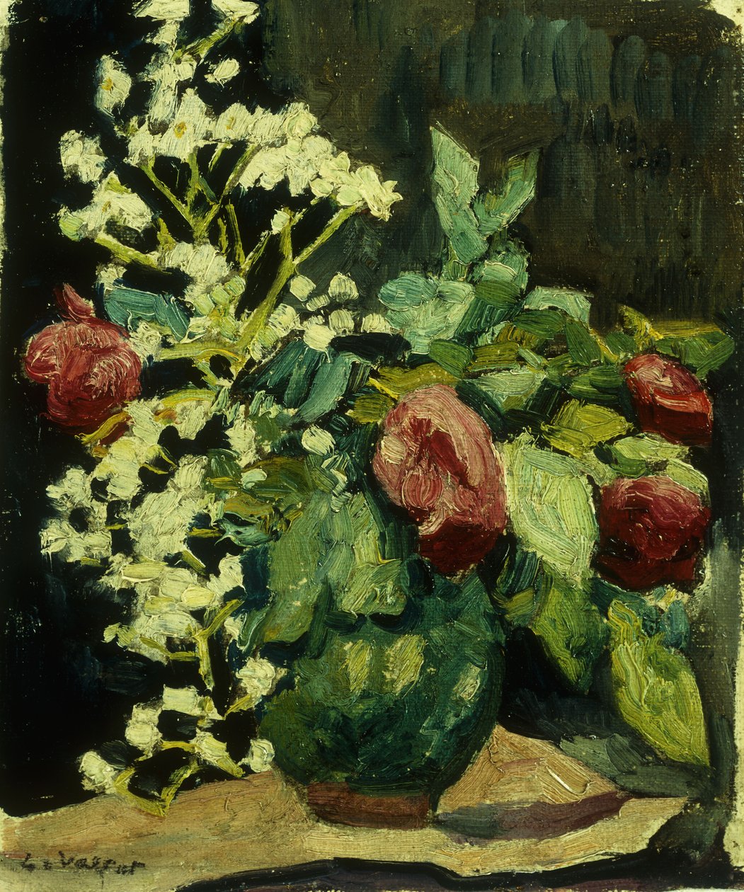 wazon z różami autorstwa Louis Valtat
