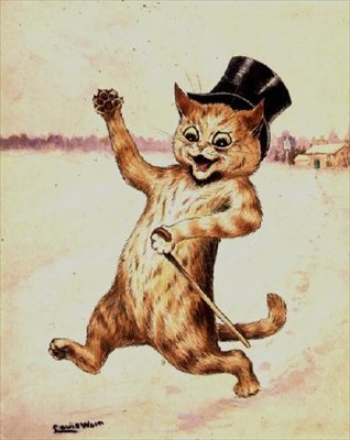 Najlepszy kot! autorstwa Louis Wain