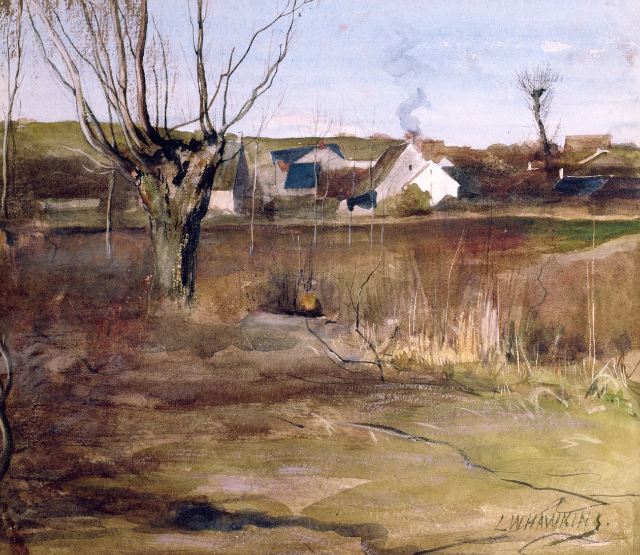 Krajobraz Pikardii autorstwa Louis Welden Hawkins