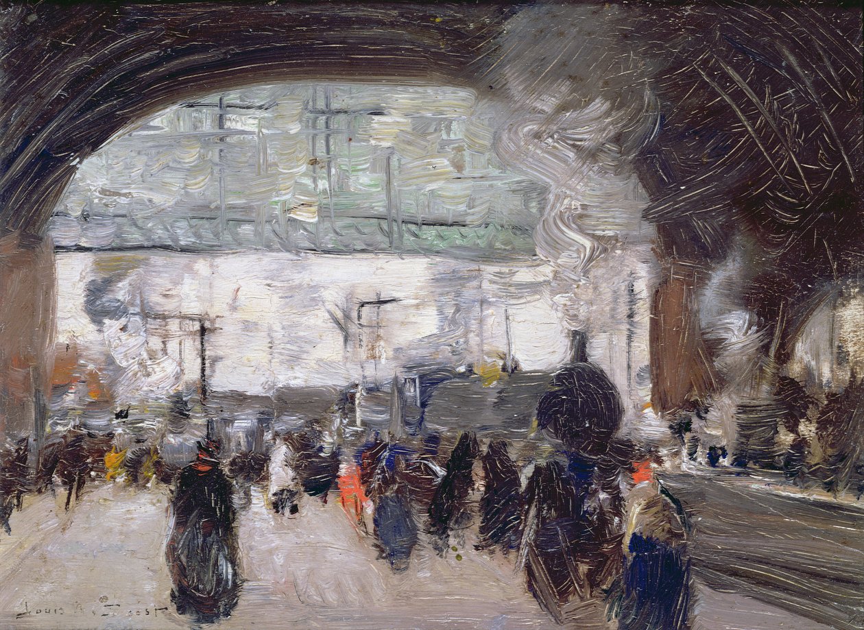 Stacja kolejowa autorstwa Louis Willem van Soest