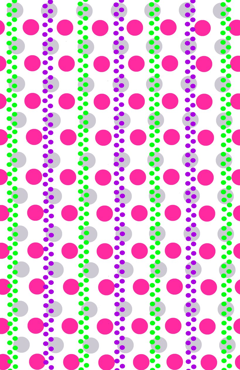 Spotty Stripe, 2014 (media cyfrowe) autorstwa Louisa Hereford