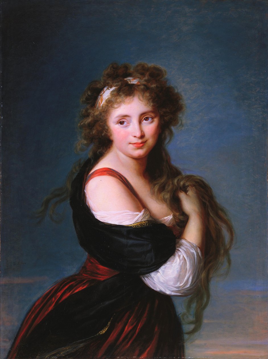 Portret Hiacynta-Gabrielle Rolanda autorstwa Elisabeth Louise Vigee Lebrun