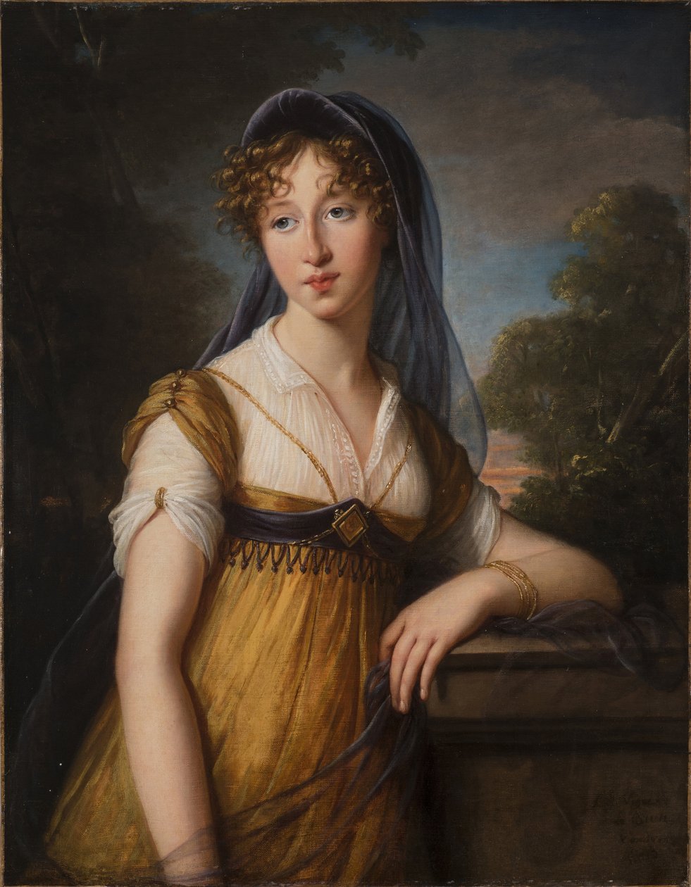Portret kobiety autorstwa Elisabeth Louise Vigee Lebrun