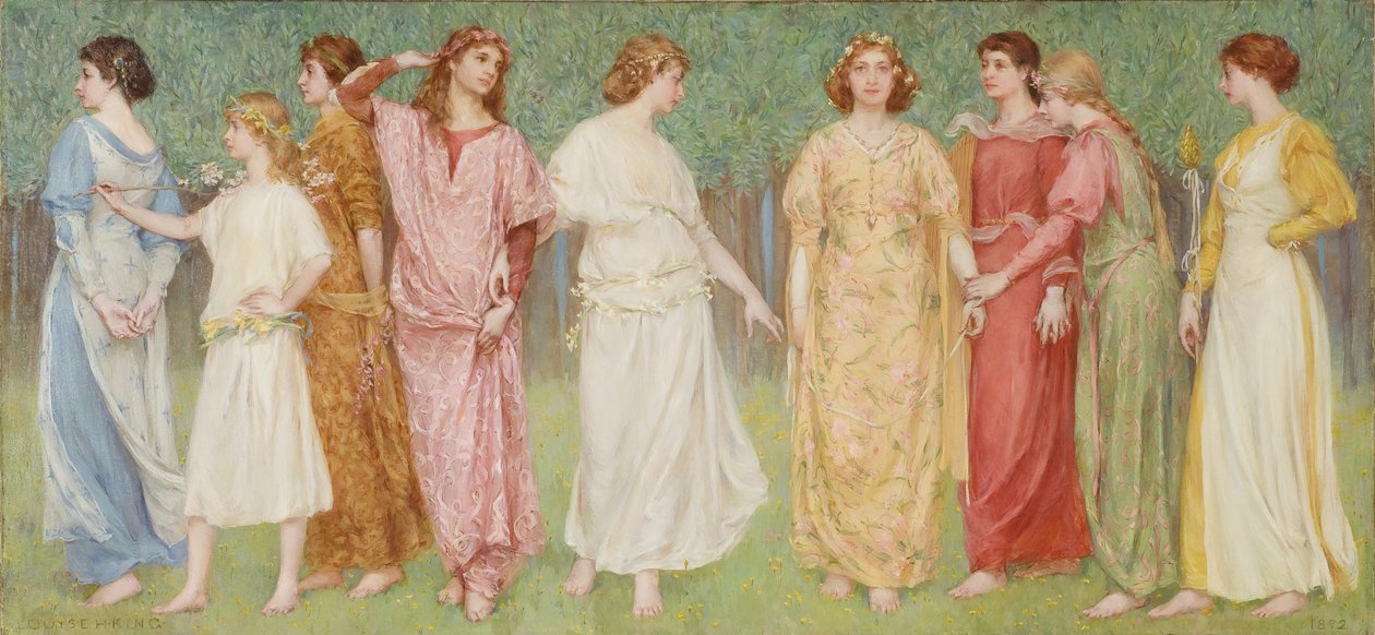 Rondel, 1892 autorstwa Louise Howland King Cox