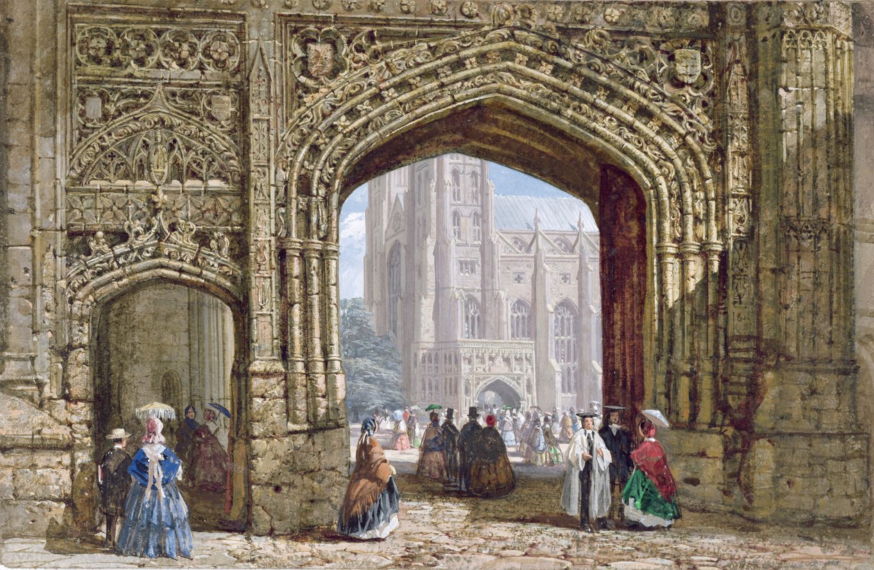 Katedra w Canterbury (toaleta w kolorze nadwozia na papierze) autorstwa Louise Ingram Rayner