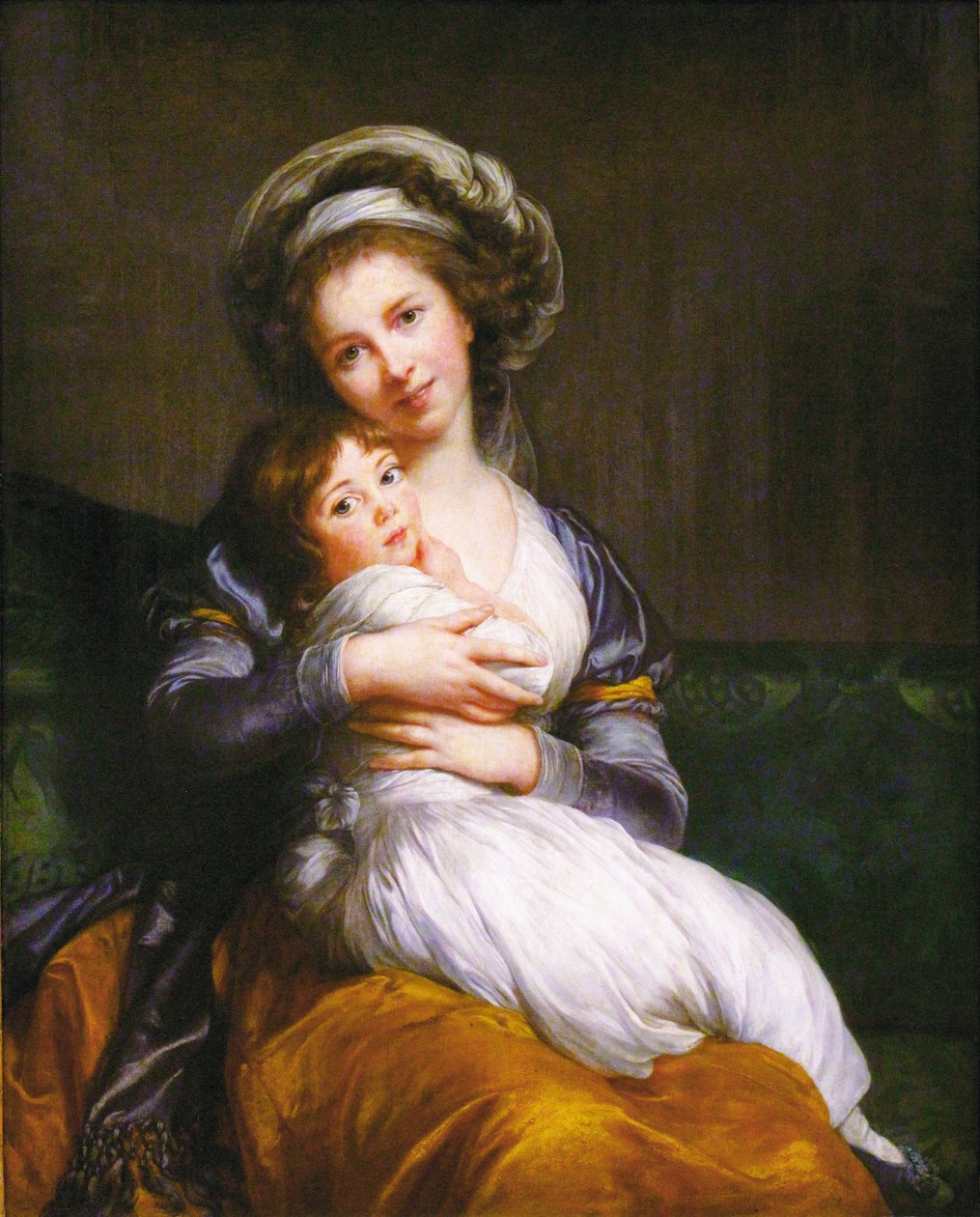 Madame Vigee-Lebrun i jej córka Jeanne Lucia (Julie) autorstwa Elisabeth Louise Vigee Lebrun