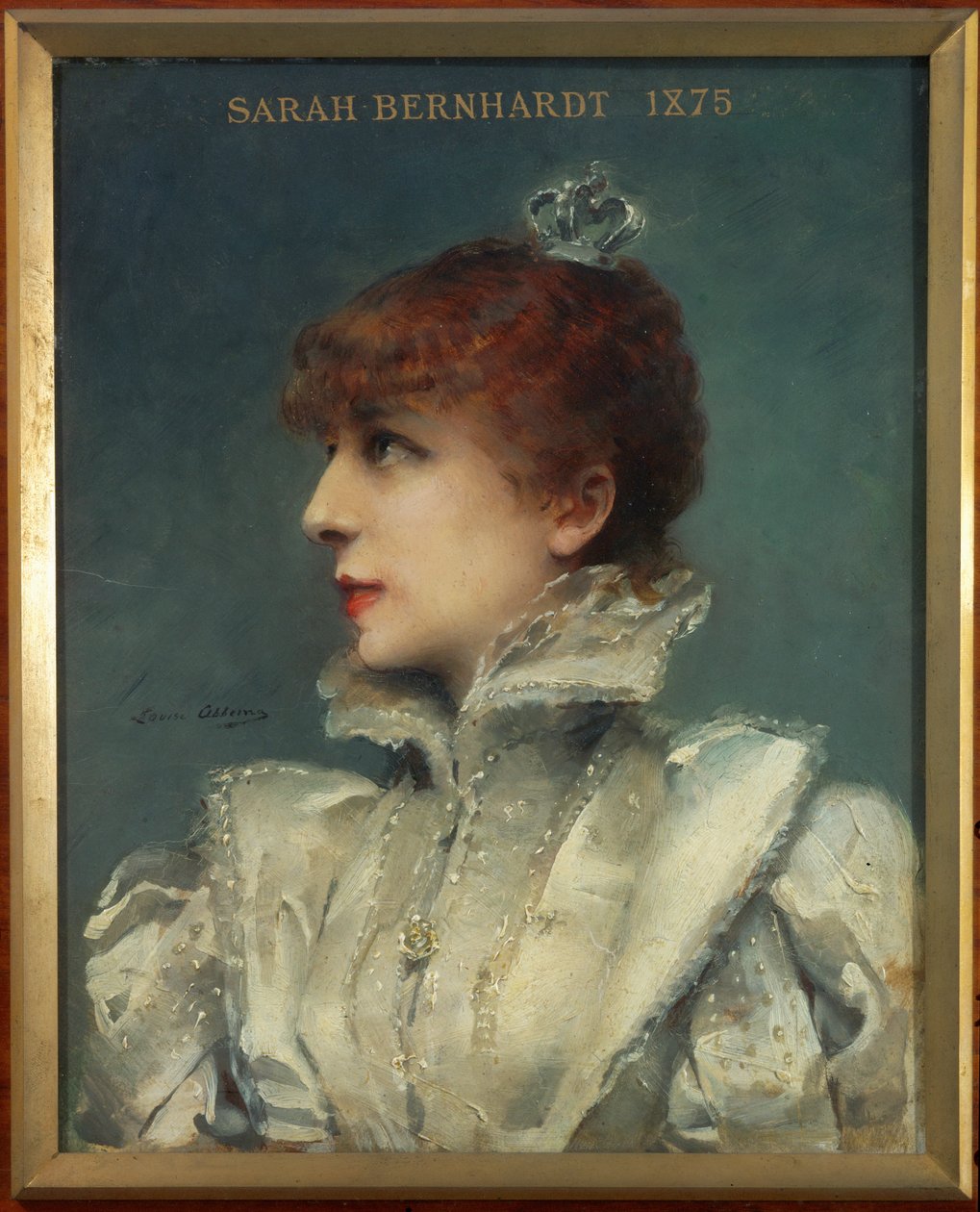 Aktorka Sarah Bernhardt ... (obraz na płótnie) autorstwa Louise Abbéma
