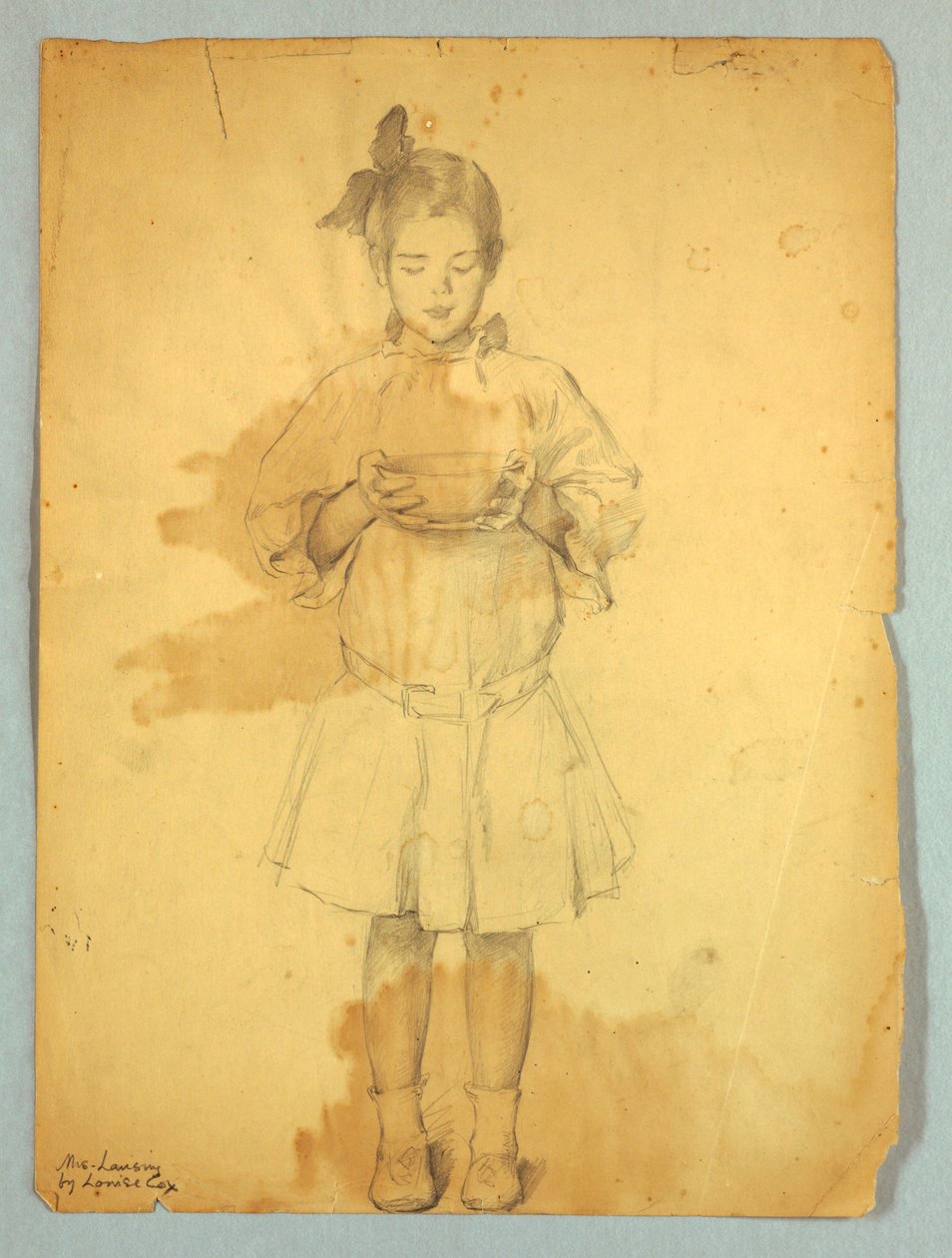 Dziewczyna z miską autorstwa Louise Howland King Cox