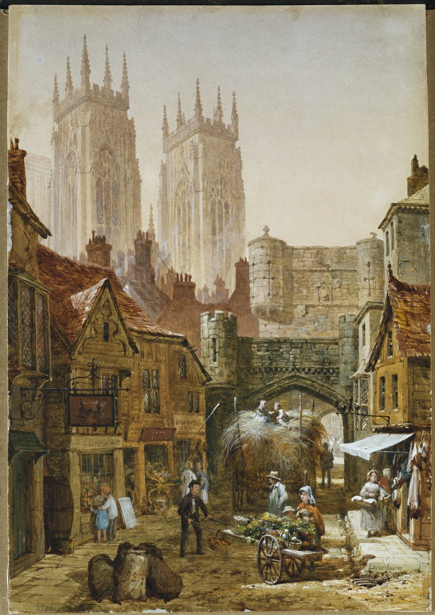 Bar Bootham, York autorstwa Louise Ingram Rayner