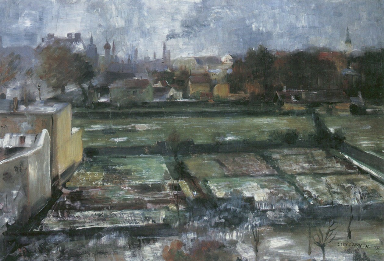  Widok z pracowni autorstwa Lovis Corinth