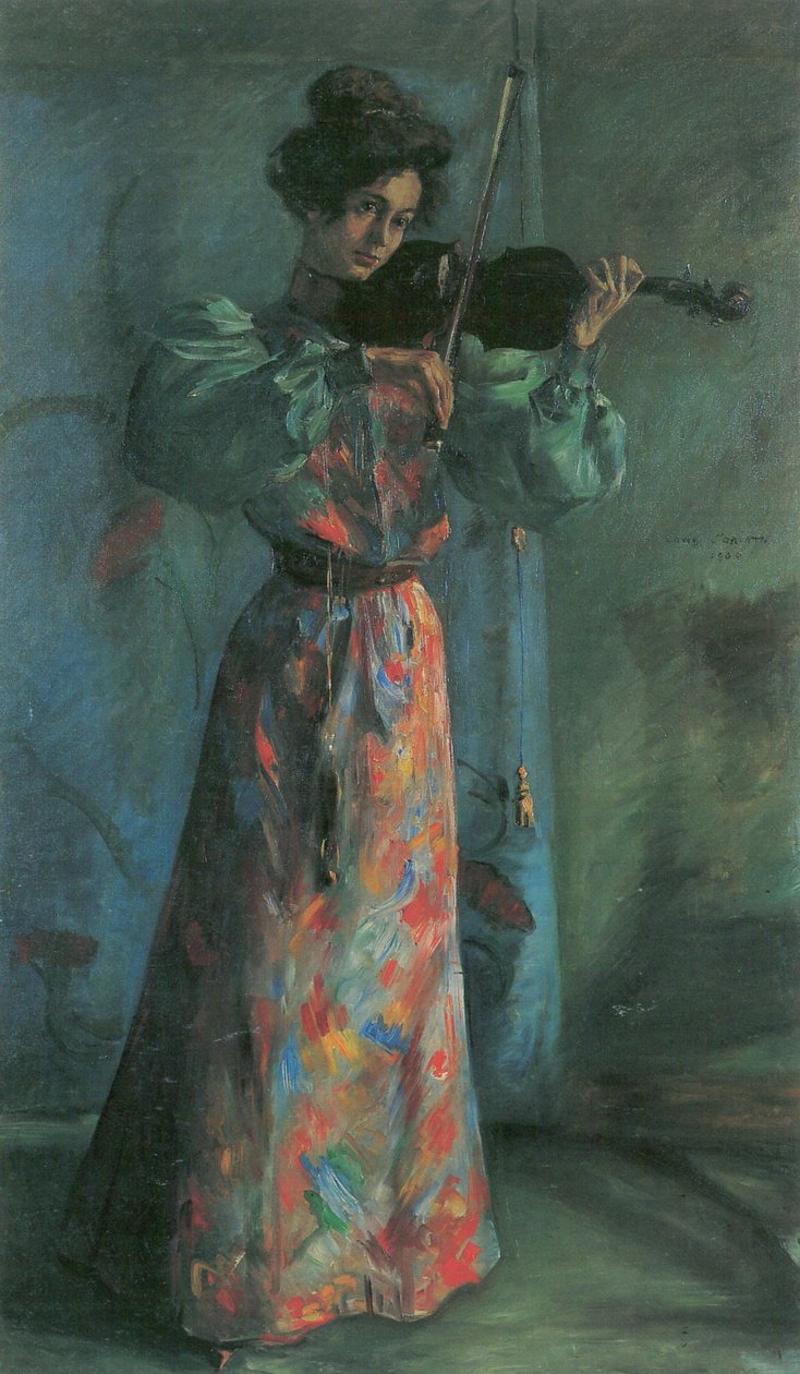 Skrzypek autorstwa Lovis Corinth
