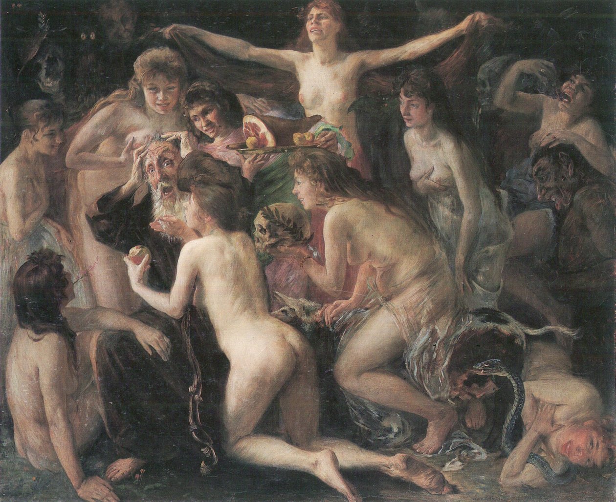 Pokusa św. Antoniusz autorstwa Lovis Corinth