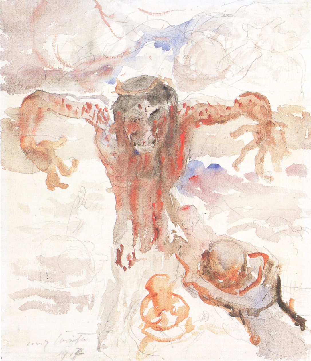 Ukrzyżowany Chrystus autorstwa Lovis Corinth