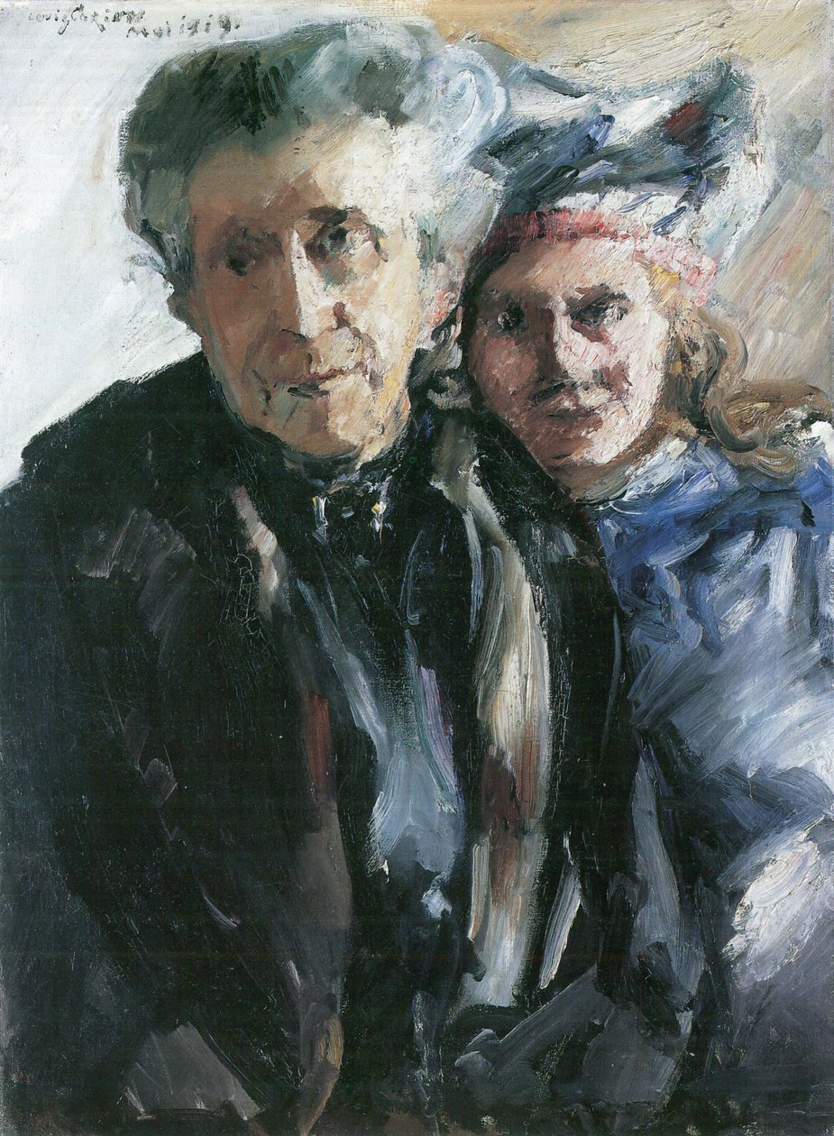 Babcia i wnuczka autorstwa Lovis Corinth