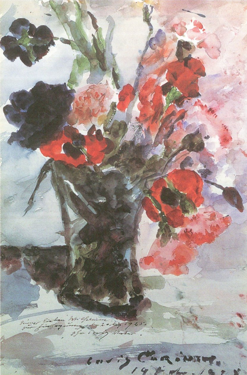 Kwiaty potwierdzające autorstwa Lovis Corinth