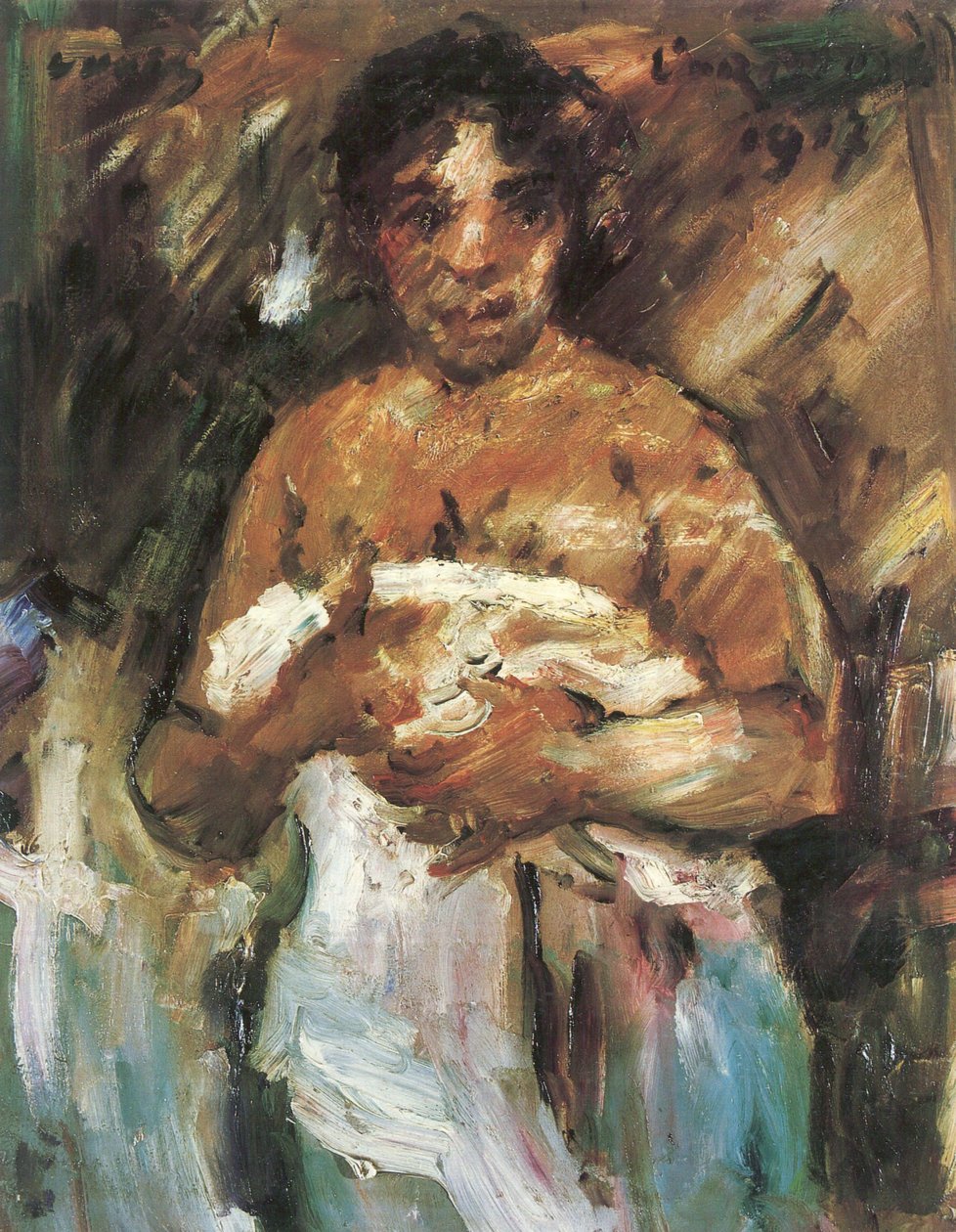Dziewczyny, rozbieranie autorstwa Lovis Corinth