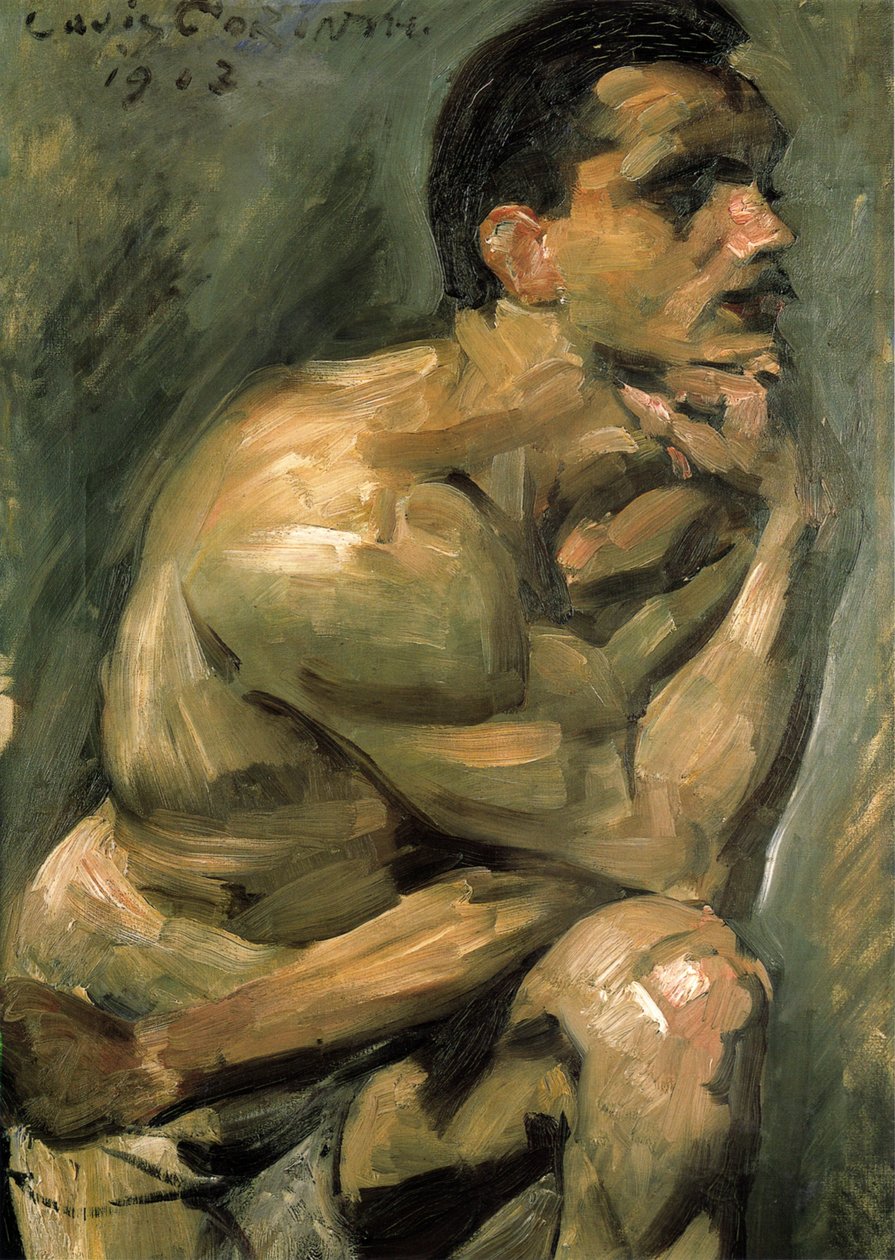 Mannlicher Halbaktn autorstwa Lovis Corinth