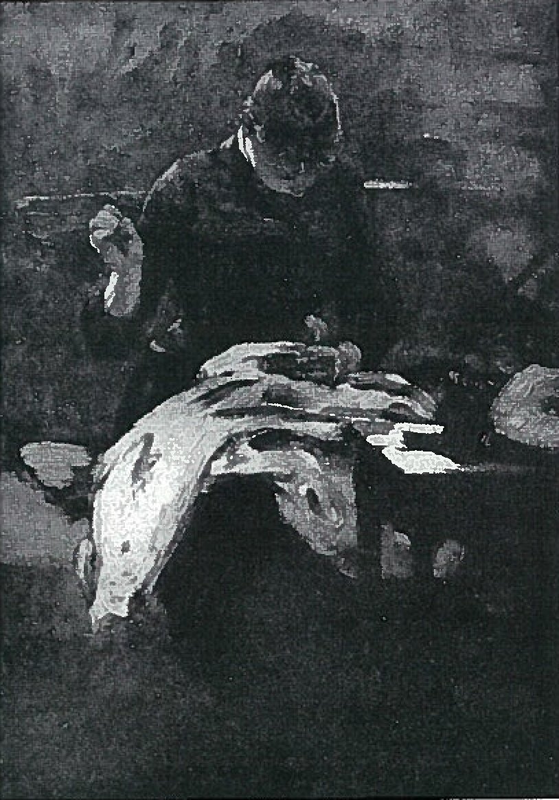 Zbliża się dziewczyna autorstwa Lovis Corinth