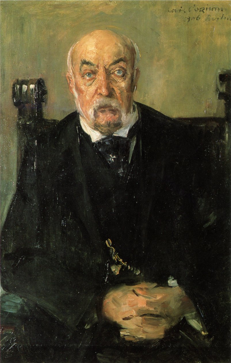 Portret Wielkiego Mistrza Loży Zollnerna autorstwa Lovis Corinth