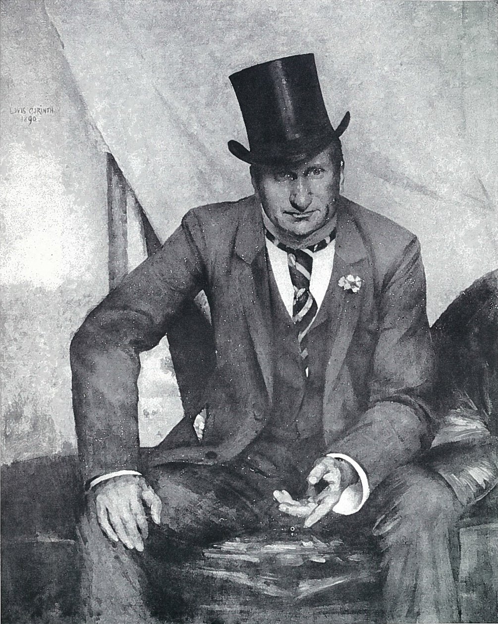 Portret aktora Rogalln autorstwa Lovis Corinth